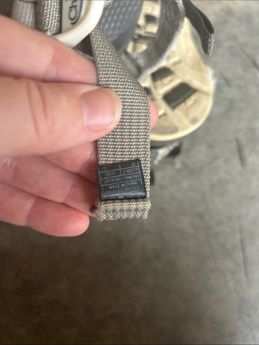 Chaco Kids Gray Strappy Sandals